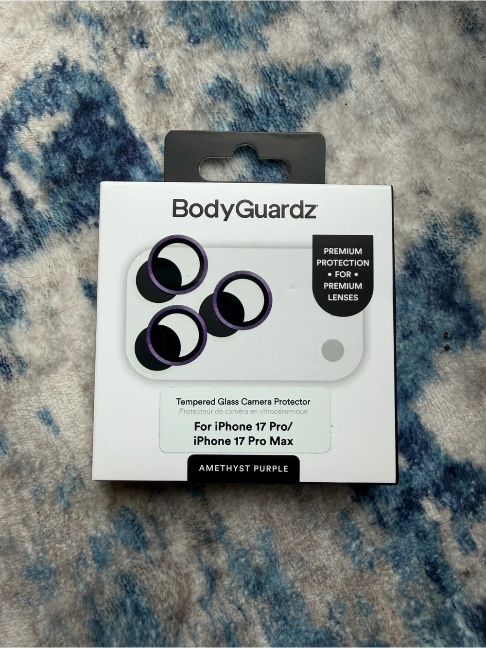 Tempered Glass Camera Protector for iPhone 17 Pro / Pro Max - Amethyst Purple
